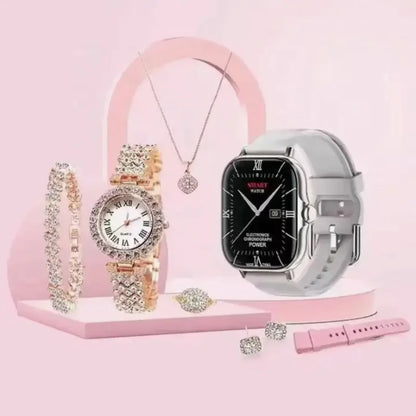 A58 Plus 6-in-1 Women’s Smartwatch | Stylish Fitness Tracker Perfect Gift Idea