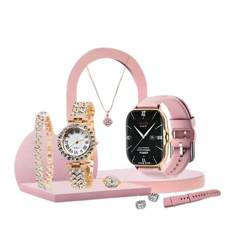 A58 Plus 6-in-1 Women’s Smartwatch | Stylish Fitness Tracker Perfect Gift Idea