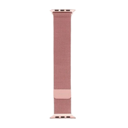 Rose Pink | Apple Watch Milanesae Magnetic Loop Strap | Stainless Steel Band  | 42mm / 44mm / 45mm