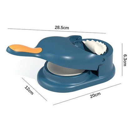 Pack of 2 | 10-Piece Multi-Function Spit Bone Plate Set + 2-in-1 Dumpling & Samosa Maker | Premium Food-Grade Kitchen Set | Random Colors